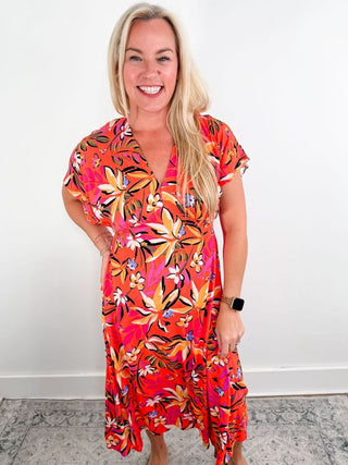 Ellison Floral Wrap Dress