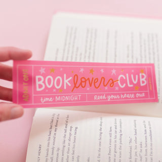 Book Lovers Club Bookmark