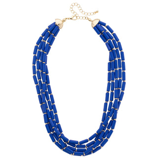 Santorini Multi-Strand Beaded Necklace