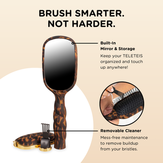 Detangler Hair Brush for Fine Hair - Tortoise