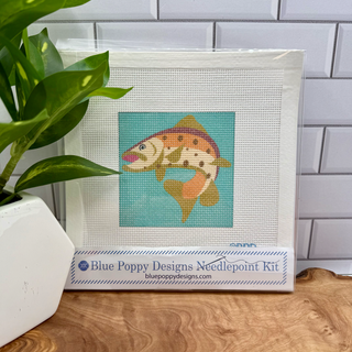 Trout Needlepoint Design