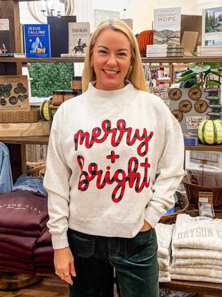 Merry & Bright Mockneck