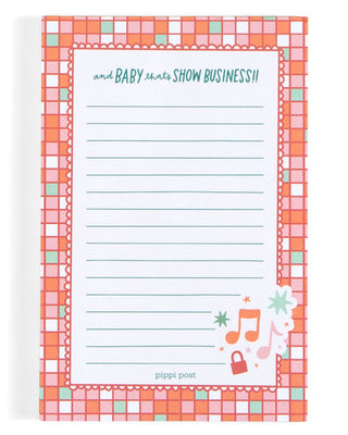 Baby That's Show Business Notepad