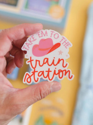 Train Station Sticker