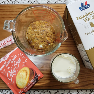 Orange Almond Mug Cake Quick Mix
