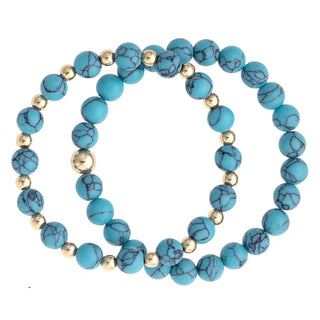 Rio Rancho Beaded Stretch Bracelet | Set of 2