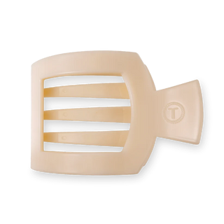 Teleties Almond Beige Large Flat Square Hair Clip