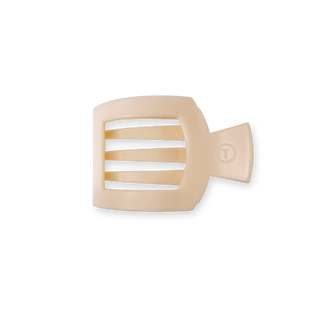 Teleties Almond Beige Small Flat Square Hair Clip