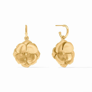 Julie Vos Bloom Hoop & Charm Earring