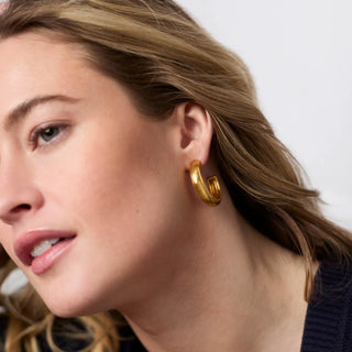 Julie Vos Gold Cannes Hoop