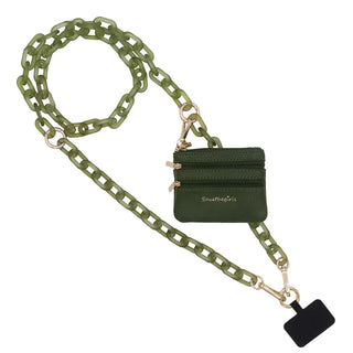 Save The Girls Clip & Go Ice Chain with Pouch Green