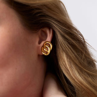 Julie Vos Gold Dolce Link Stud