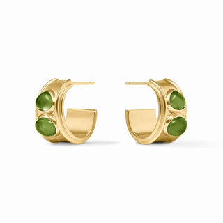 Julie Vos Gold Dolce Stone Hoop