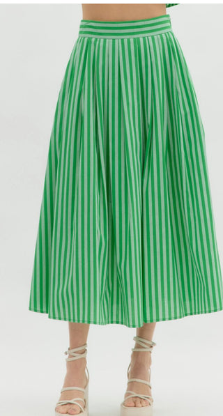 Maggie Stripe Skirt