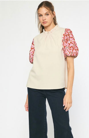Eloise Puff Sleeve Top
