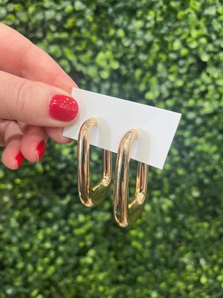 Halston Hoop Earrings