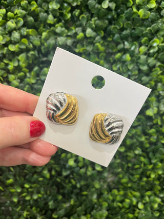 Grace Mixed Metal Earrings