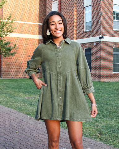 Tilly Washed Denim Dress