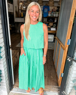 Maggie Stripe Skirt