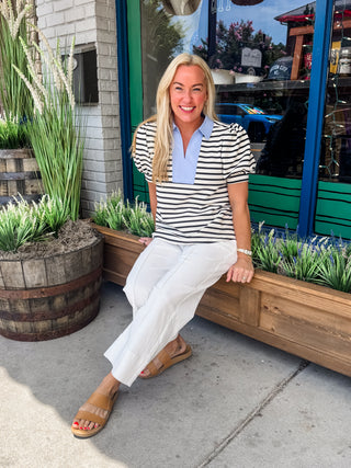 Gloria Striped Top
