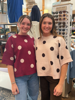 Grace Polka Dot Sweater