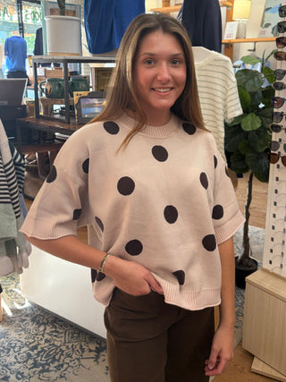 Grace Polka Dot Sweater