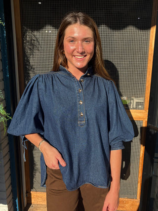 Bennett Denim Top
