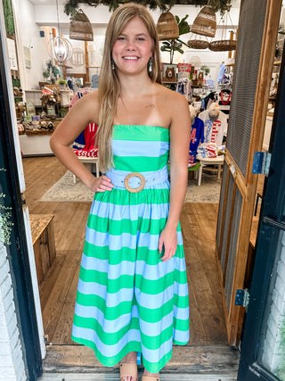 Bailey Strapless Midi Dress