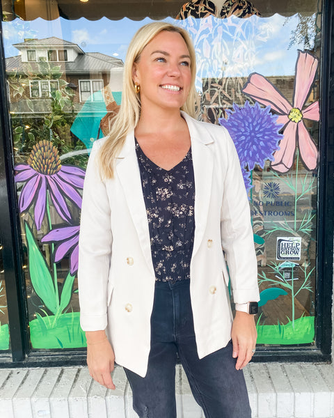 Aspen Folded Sleeve Blazer