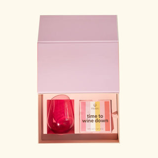 Musee Cheers - Wine Glass + Bath Salts Set