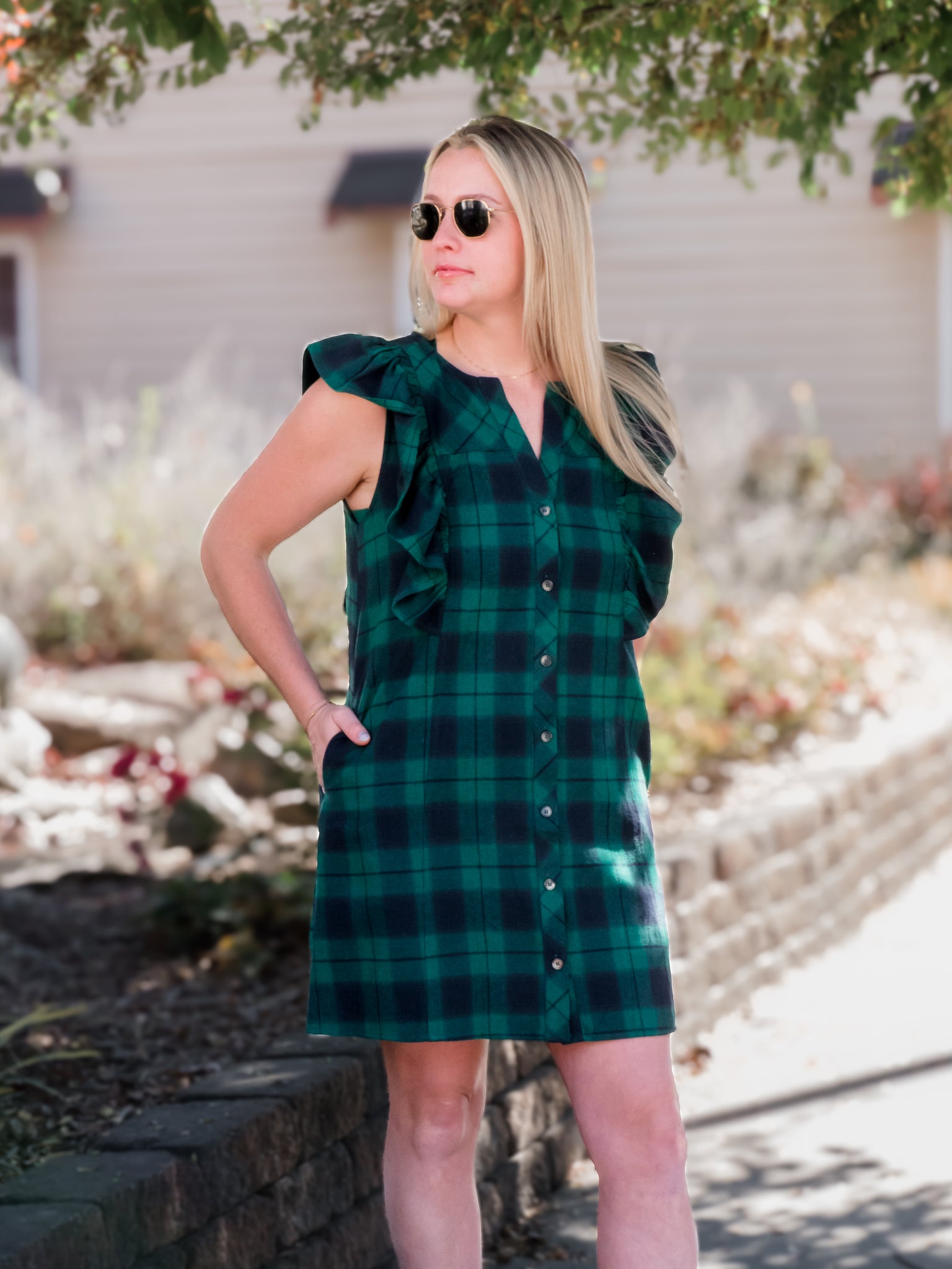 Harley Plaid Dress