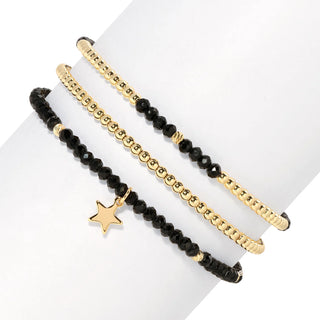 Petite Crystal Trio Bracelets
