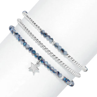 Petite Crystal Trio Bracelets