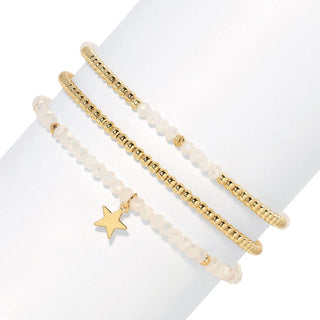 Petite Crystal Trio Bracelets