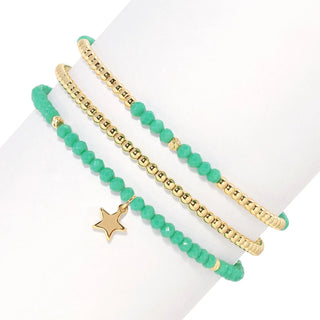 Petite Crystal Trio Bracelets