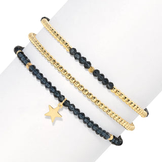 Petite Crystal Trio Bracelets