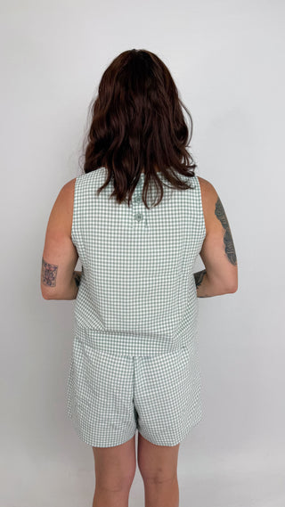 Collier Gingham Skort Set