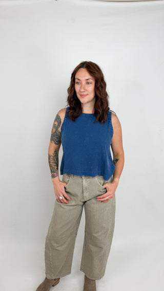 Hailey Button Back Tank