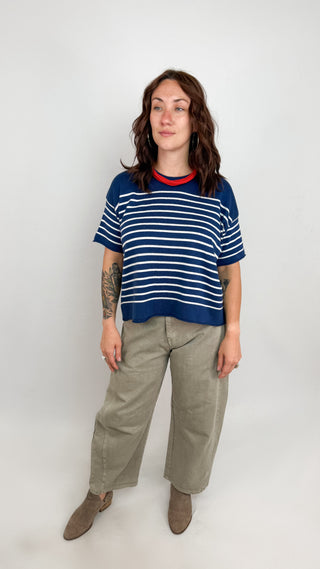 Emily Striped Knit Top