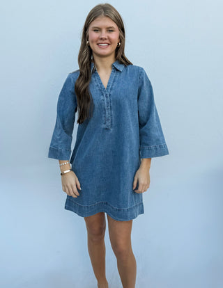 Teagan Denim Dress Medium Teagan Denim Dress Medium