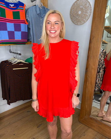 Vallie Red Dress