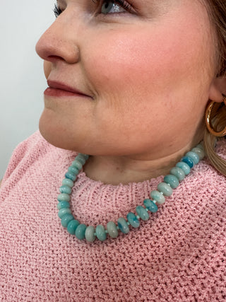 Reno Marble Beaded Necklace