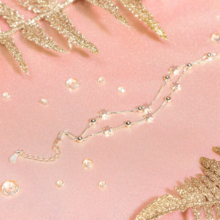 Silver Stars Birthday Bracelet in Card