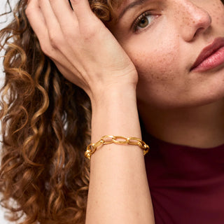 Julie Vos Gold Solara Link Bracelet