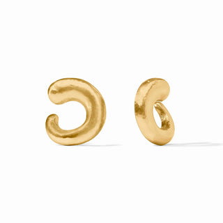 Gold Julie Vos Solara Spiral Earring