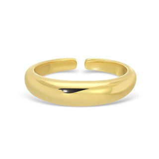 Splendid Iris Adjustable Gold Ring