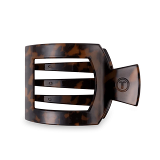 Teleties Tortoise Large Flat Square Hair Clip