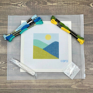 Mountains Needlepoint Design