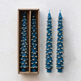 Blue and Gold Tree Tapers